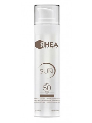 RHEA  Антивіковий сонцезахисний крем з SPF 50 Youth Sun SPF50 50 мл