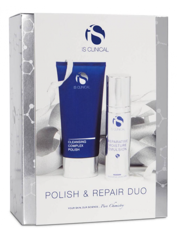 IS CLINICAL Набір ексфоліація та регенерація POLISH & REPAIR DUO 120 мл; 50 гр