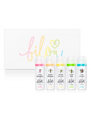 BILOU Rainbow Set подарунковий набір із 5 міні пінок для очищення шкіри різних ароматів. 