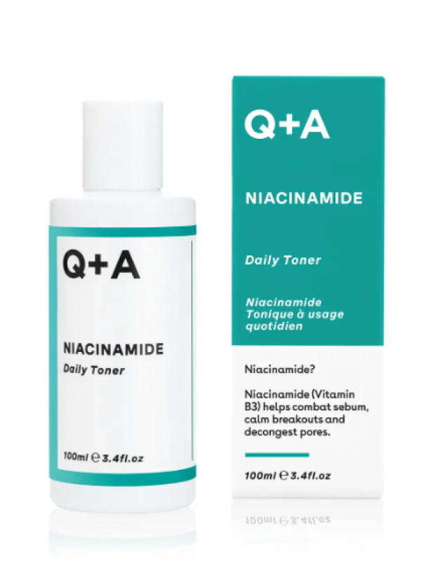 Q+A Зволожуючий тонер для обличчя з ніацинамідом Niacinamide Daily Toner 100 мл