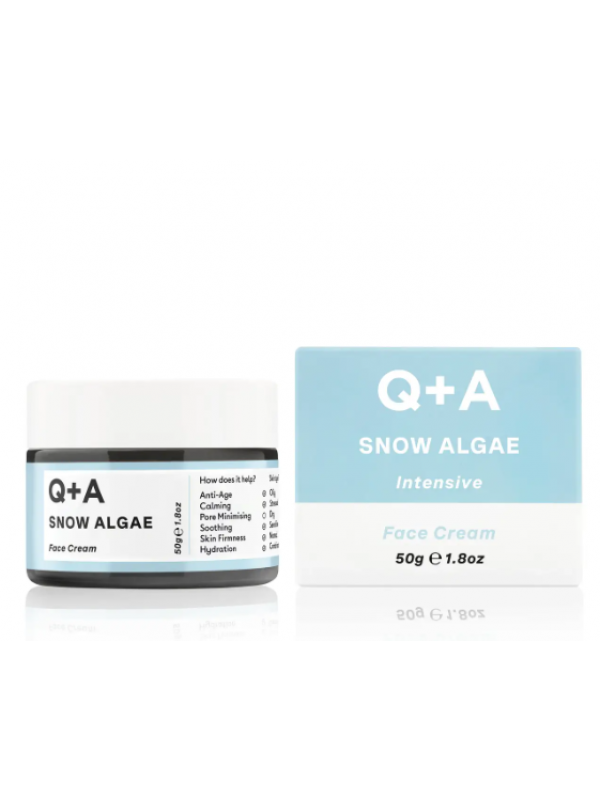 Q+A Крем для обличчя зі сніжною водорістю Snow Algae Intensive Face Cream 50 гр