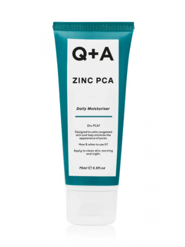 Q+A Зволожуючий крем для обличчя Zinc PCA Daily Moisturiser 75 мл