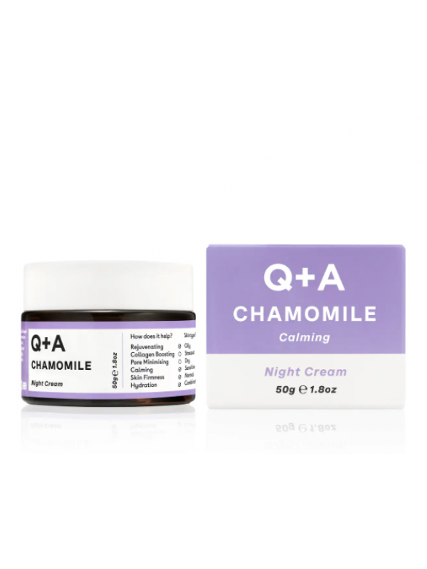 Q+A Нічний крем для обличчя Chamomile Calming Night Cream 50 гр