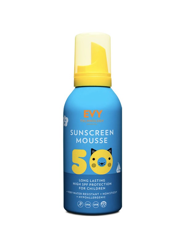 EVY Technology Сонцезахисний мус для дітей та немовлят EVY Technology Sunscreen Mousse Kids SPF 50 150 мл