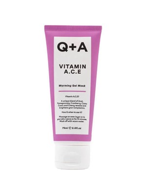 Q+A Мультивітамінна маска для обличчя Q+A Vitamin A.C.E. Warming Gel Mask 75 мл