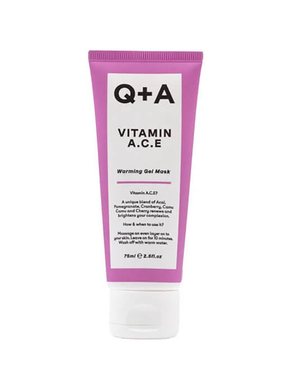 Q+A Мультивітамінна маска для обличчя Q+A Vitamin A.C.E. Warming Gel Mask 75 мл