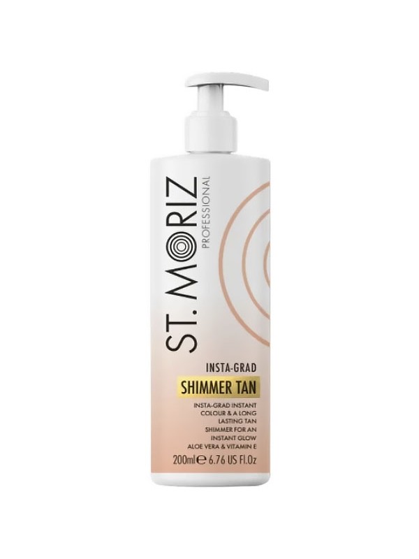 St.Moriz Засіб для легкої засмаги з ефектом шиммера Professional Insta-Grad Shimmer Tan 200 мл