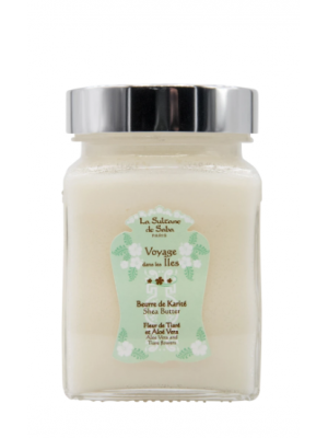 La Sultane De Saba Масло каріте "Тіаре та алое вера" Shea Butter Tiare Flower & Aloe Vera 300 мл