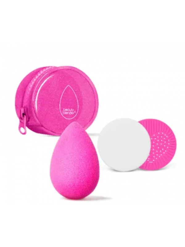 Beautyblender Лімітований набір з 4 предметів  - спонж Beautyblender, очищувальне веганське мило для спонжу, силіконовий килимок і сумочка