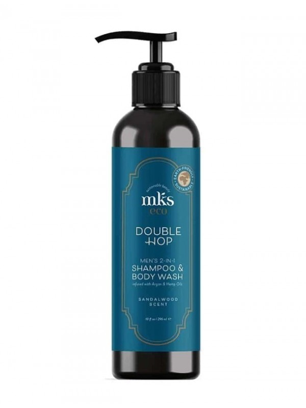 MKS-ECO Засіб 2 в 1 для чоловіків Double Hop Men`s 2-in-1 Shampoo & Body Wash Sandalwood Scent  296 мл