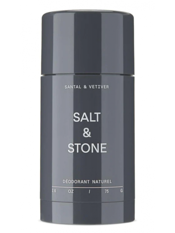 Salt & Stone Натуральний дезодорант для чутливої шкіри з ароматом сандалового дерева та ветиверу Natural Deodorant Santal & Vetiver (Formula № 2) 75 гр