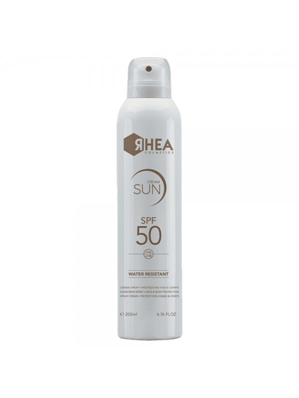 RHEA  Солнцезахисний спрей-крем для обличчя та тіла Rhea CreamSun SPF 50 200 мл