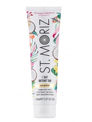 St.Moriz Бронзатор з легким ефектом засмаги Shimmer 1 Day Tan Coconut Paradise 150 мл