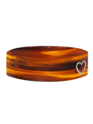 EMI JAY заколка для волосся Ponytail Barrette in Tortoise Heart