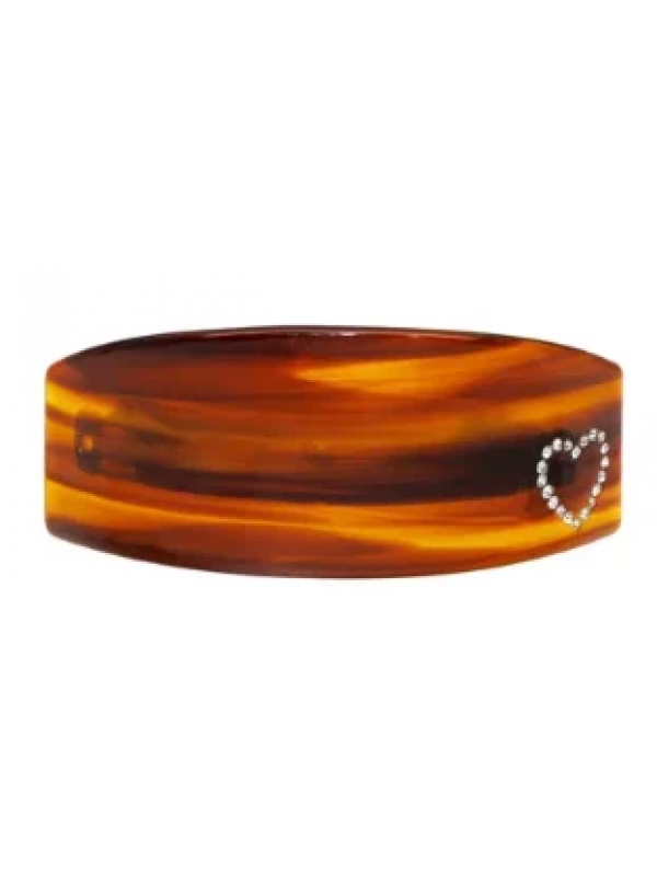 EMI JAY заколка для волосся Ponytail Barrette in Tortoise Heart