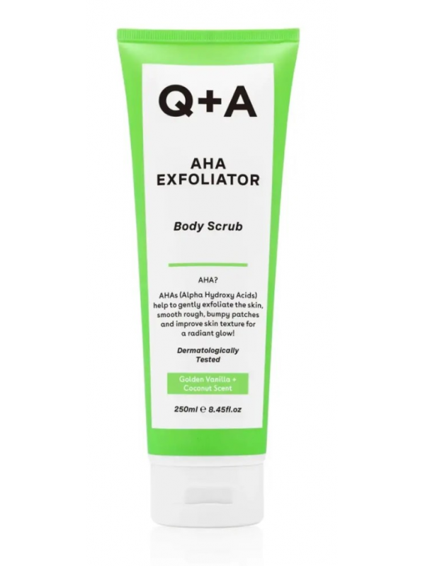 Q+A Скраб для тіла з AHA-кислотами AHA Exfoliator Body Scrub 250 мл