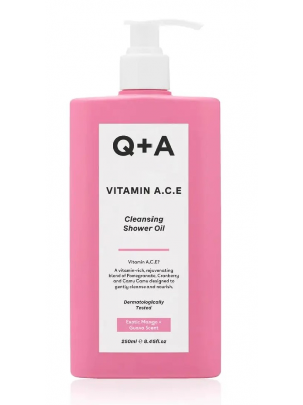 Q+A Вітамінізована олія для душу Vitamin A.C.E Cleansing Shower Oil 250 мл