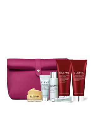 Elemis Колекція Фаворитів для обличчя та тіла у люкс косметичці The Essential Travel Collection Face & Body Favourites