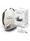 MANTA Масажна щітка для волосся сіра Healthy Hair Pulse Brush with Shower Holder