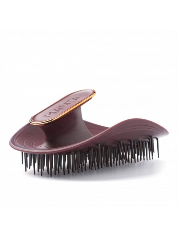 MANTA Щітка для волосся бургунді Healthy Hair Brush Burgundy/Rose Gold