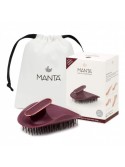 MANTA Щітка для волосся бургунді Healthy Hair Brush Burgundy/Rose Gold