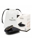 MANTA Щітка для волосся чорна Healthy Hair Brush Black/Gold