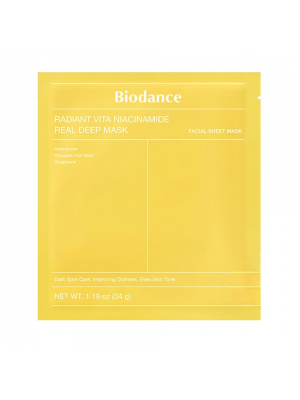 Biodance Гідрогелева маска з ніацинамідом для сяйва Radiant Vita Niacinamide Real Deep Mask