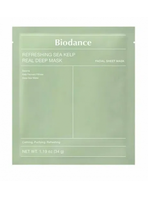 Biodance Освіжаюча гідрогелева маска з ламінарією Refreshing Sea Kelp Real Deep Mask