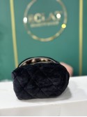 ECLAT Косметичка текстильна маленька 17 см Чорна з леопардом