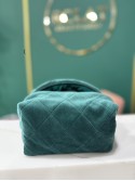 ECLAT Косметичка текстильна маленька 17 см Зелена з зеленим