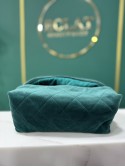 ECLAT Косметичка текстильна середня 24 см Зелена з зеленим