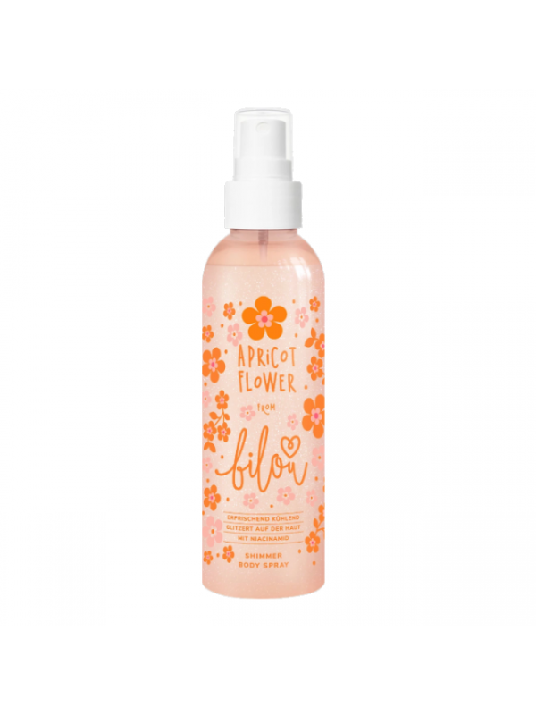 Bilou Спрей для тіла з шиммером Apricot Flower 150 мл