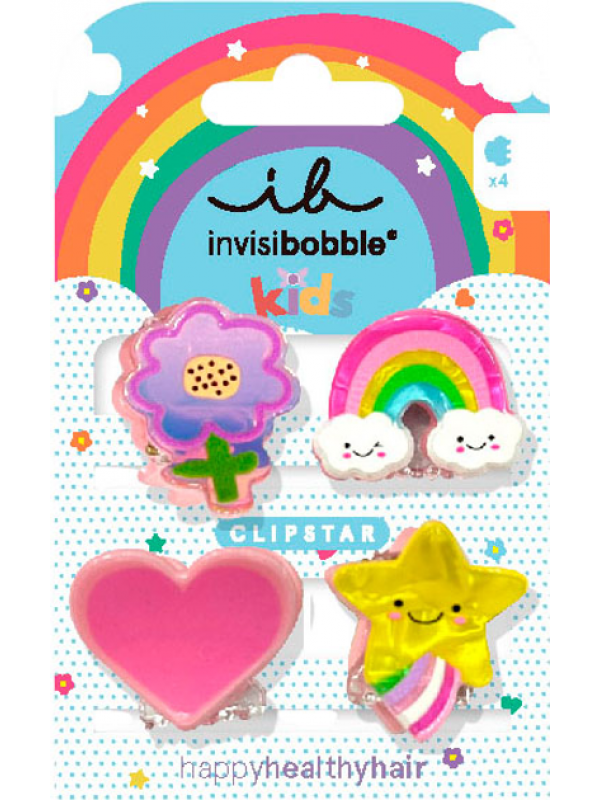Invisi Bobble Заколка для волосся CLIPSTAR KIDS Happy World шт