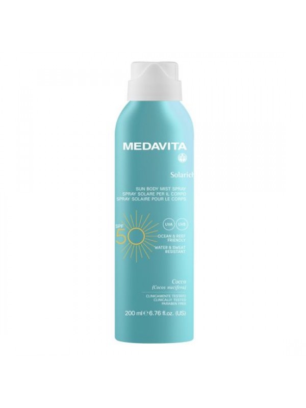 MEDAVITA Сонцезахисний спрей для тіла SPF 50 SOLARICH 200 мл