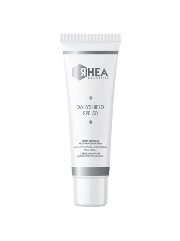 Rhea Мультизахистний зволоджуючий крем для обличчя DailyShield SPF50 30 мл