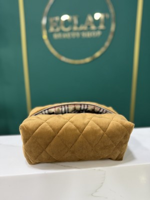 ECLAT Косметичка текстильна середня 24 см Коричневий з Барбері