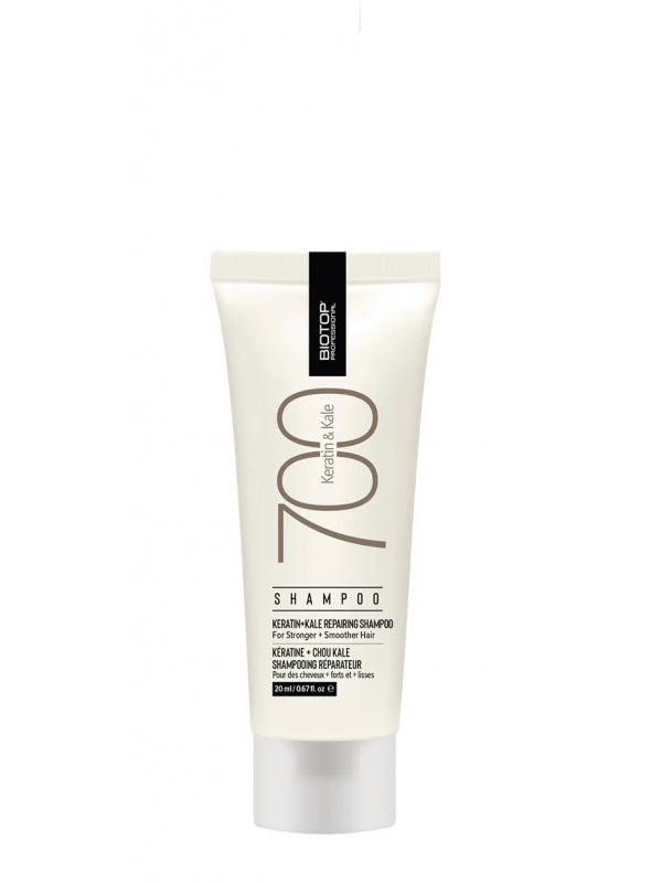 BIOTOP Шампунь для волосся Keratin + Kale 700 20 мл