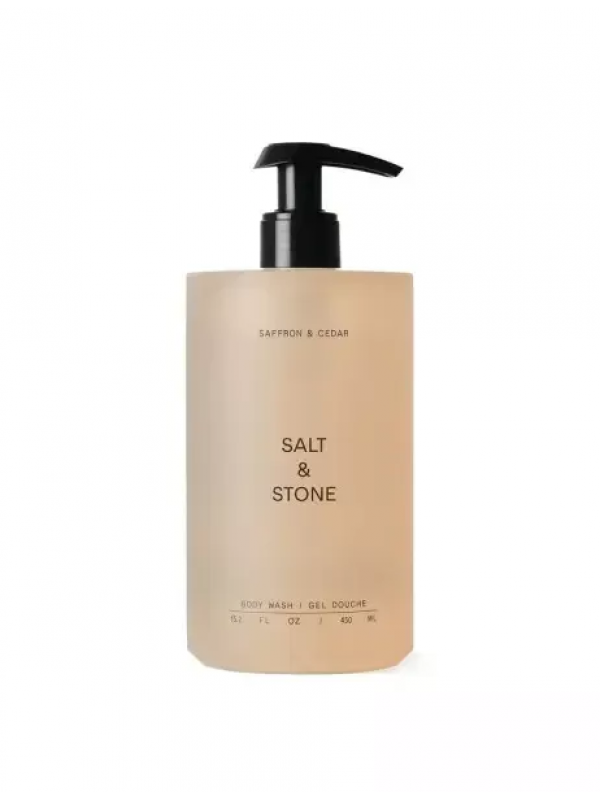 Salt & Stone Антиоксидантний гель для душу з ароматом шафрану та кедру Body Wash Saffron & Cedar 450 мл Salt & Stone Антиоксидантний гель для душу з ароматом шафрану та кедру Body Wash Saffron & Cedar 450 мл
