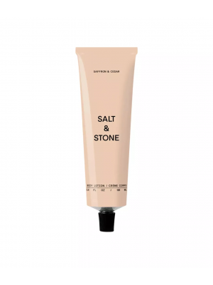 Salt & Stone Зволожувальний лосьйон для тіла з ароматом шафрану та кедру Body Lotion Saffron & Cedar 100 мл Salt & Stone Зволожувальний лосьйон для тіла з ароматом шафрану та кедру Body Lotion Saffron & Cedar 100 мл
