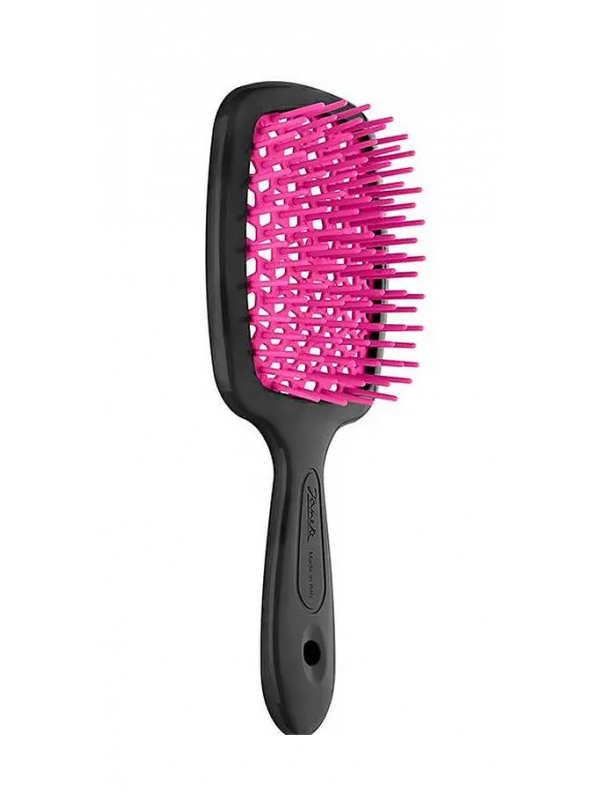 Janeke Супербраш для волосся  Стандарт Чорна з рожевим 1 шт Janeke Супербраш для волосся  Стандарт Чорна з рожевим 1 шт