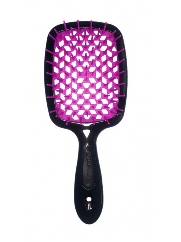 Janeke Супербраш для волосся  Стандарт Чорнаа з фіолетовою серединою 1 шт Janeke Супербраш для волосся  Стандарт Чорнаа з фіолетовою серединою 1 шт