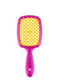 Janeke Супербраш для волосся  Small Рожева з жовтою серединою  1 шт Janeke Супербраш для волосся  Small Рожева з жовтою серединою  1 шт