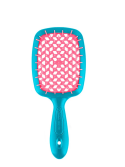 Janeke Супербраш для волосся  Small Блакитна з рожевою серединою 1 шт Janeke Супербраш для волосся  Small Блакитна з рожевою серединою 1 шт