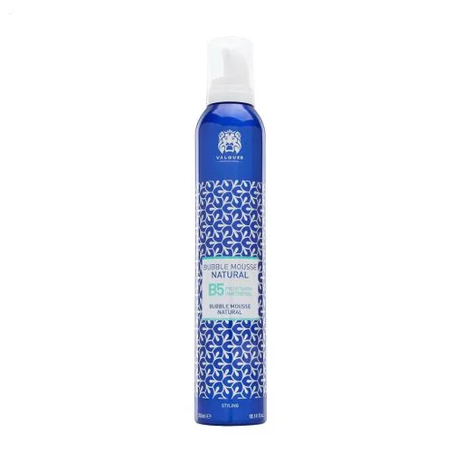 VALQUER Мусс для придания объема средней фиксации BUBBLE MOUSSE NATURAL 300 мл
