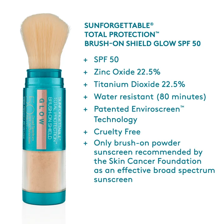 Colorescience Солнцезащитная пудра с кистью SPF 50 Glow Сияние 6 гр - фото 2