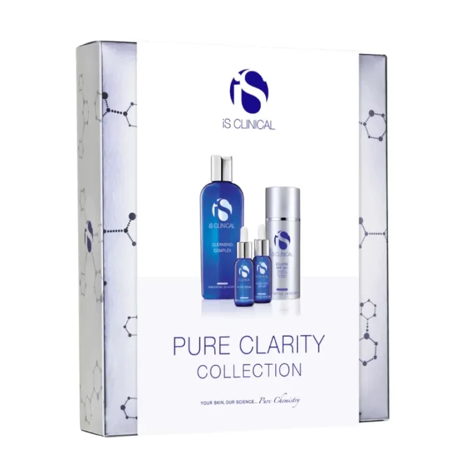 IS CLINICAL Набор Анти-акне для очищения кожи PURE CLARITY COLLECTION 180 мл; 15 мл; 15 мл; 100 мл