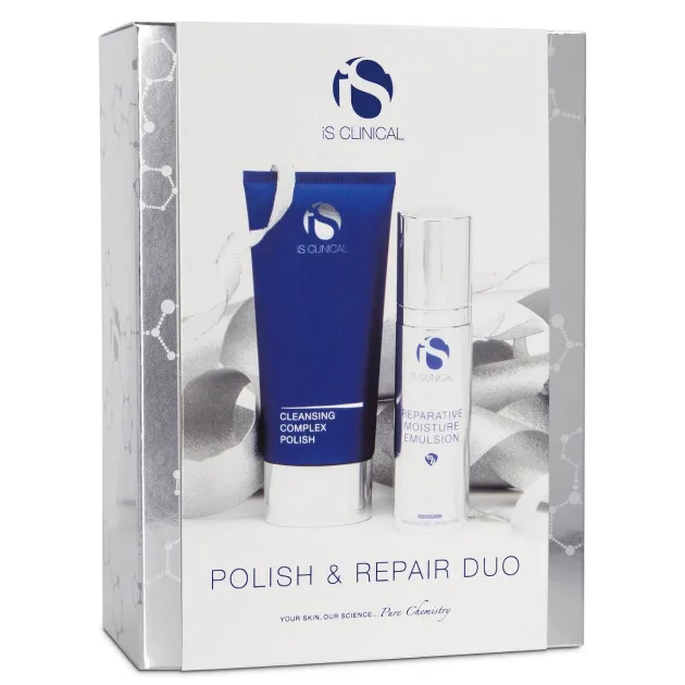 IS CLINICAL Набор эксфолиации и регенерации POLISH &amp; REPAIR DUO 120 мл; 50 гр