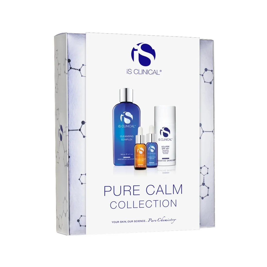 IS CLINICAL Набор "Уход за чувствительной кожей" Pure Calm Collection 180 мл; 15 мл; 15 мл; 100 мл
