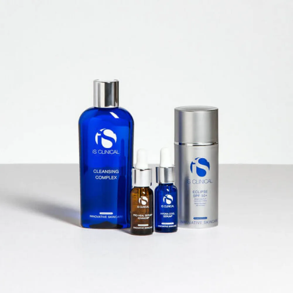 IS CLINICAL Набор "Уход за чувствительной кожей" Pure Calm Collection 180 мл; 15 мл; 15 мл; 100 мл - фото 2
