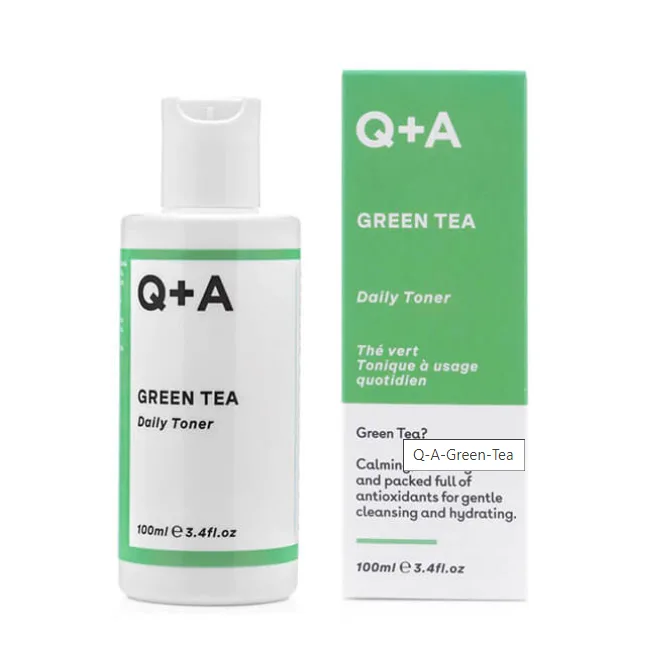 Q+A Тонер для лица с зеленым чаем Green Tea Daily Toner 100 мл